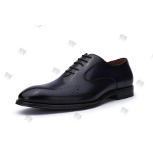 Mocasín de cuero de zapatos casuales personalizados de clase alta para hombre